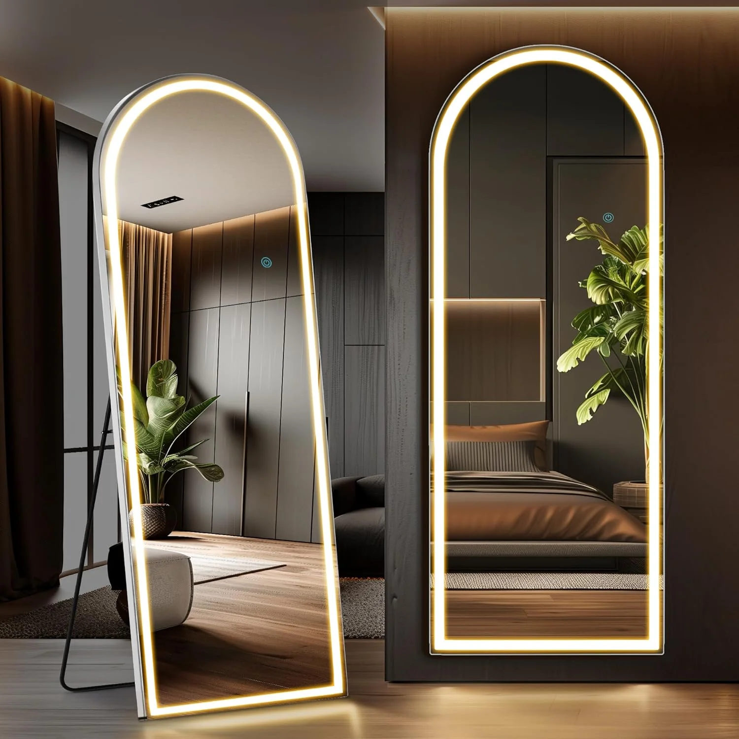 مرايا أرضية / حائط LED